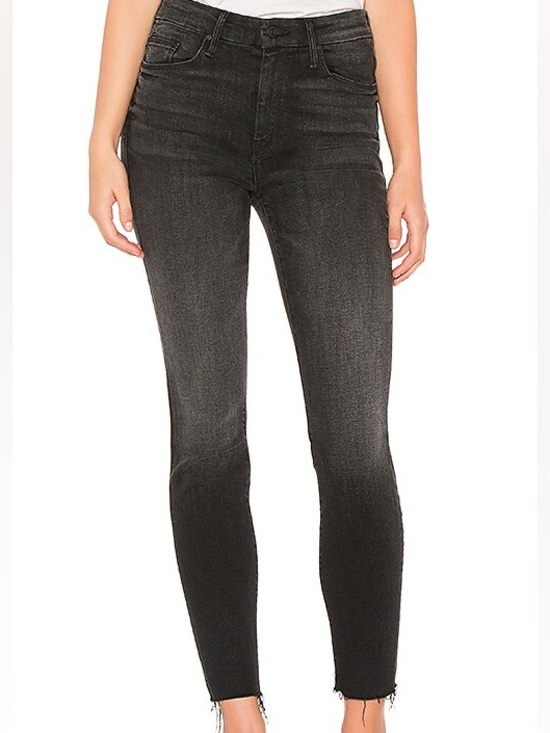 Denim - MOTHER HIGH WAISTED LOOKER ANKLE FRAY